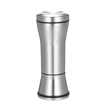 Imagem de Moedor de Sal e Pimenta Recarregável com Ajuste Grossura Moinhos Aço Inoxidável 304 Tampa porta-jarra para Temperos recipiente