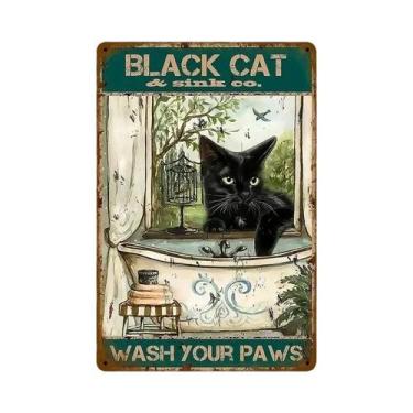 Imagem de Placa De Metal Vintage Para Banheiro, Arte De Parede Para Bar, Clube, 