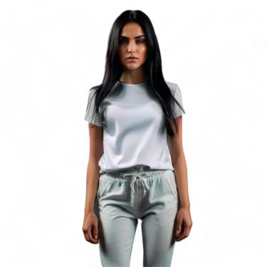 Imagem de CAMISETA Blusa Feminina Camisa Blusinha DRY Furadinho Academia Corrida Yoga 616-Feminino