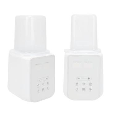Imagem de Ymiko Aquecedor de Mamadeira Elétrico Com Tela Sensível Ao Toque de 200 W Aquecedor de Leite de Mamadeira única Com 48 Horas de Temperatura Constante para Recém-nascidos Branco 5,51 X (Plugue UE 220V)