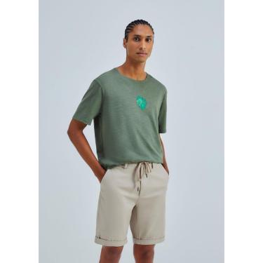 Imagem de Bermuda Hering Básica Em Sarja Com Elastano Masculina-Masculino