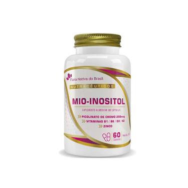 Imagem de Mio-inositol + Vitaminas 500mg 60 cápsulas Flora Nativa-Unissex