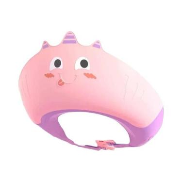 Imagem de Touca De Banho Ajustável Impermeável Para Crianças, Segura Para Ouvido