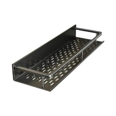 Imagem de Prateleira De Alumínio Montada Na Parede Sem Perfuração Para Cozinha, 