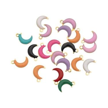 Imagem de Pingentes De Estrela-do-mar Coloridos Em Aço Inoxidável Com Esmalte, 1