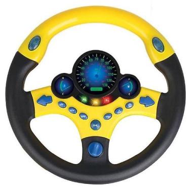 Imagem de Brinquedo de volante de simulação elétrica com luz e som - Gloome Stor