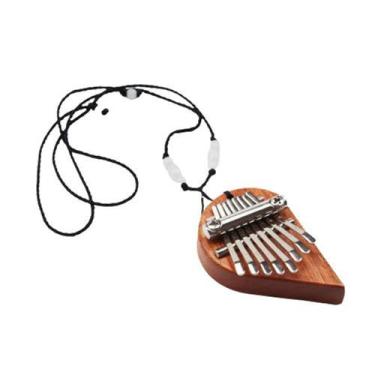 Imagem de Mini piano de polegar Kalimba, musical requintado de marimba de 8 tecl