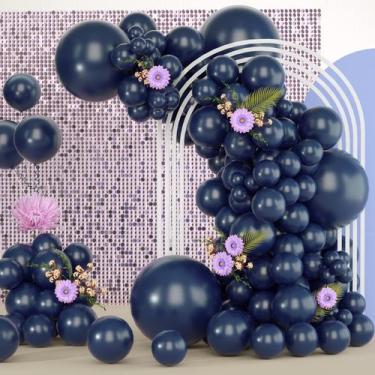 Imagem de Balões de látex Freechase azul marinho 5/10/12/18 polegadas (139 unida