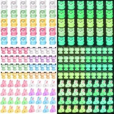 Imagem de Mini conjunto de estatuetas Huwena, 115 unidades luminosas com sapos, 
