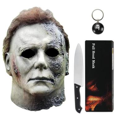 Imagem de Máscara Noufun Michael Myers Halloween Horror Latex com cabelo