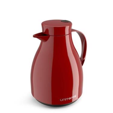 Imagem de Garrafa termica com gatilho 1litro unitermi, VERMELHO