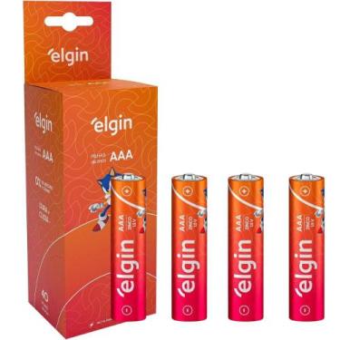 Imagem de Pilha de Zinco AAA Comum Caixa com 40 Unidades 1.5V Elgin