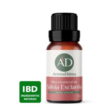 Imagem de Óleo Essencial De Sálvia Esclareia 100% Puro - 10ml - Ideal Para Difus