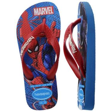 Imagem de Chinelo havaianas kids top marvel ii, Azul brilhante, 29/30
