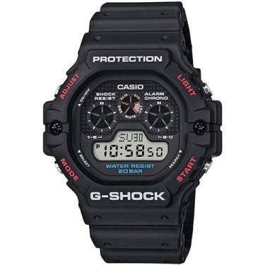 Imagem de Relógio CASIO G-SHOCK masculino digital preto DW-5900-1DR