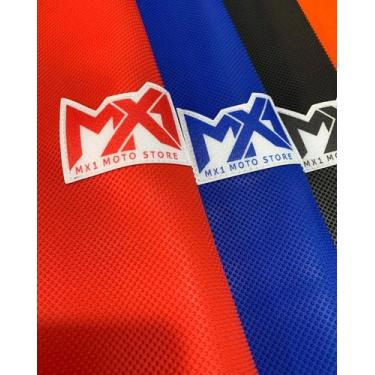 Imagem de Capa de banco mx1 rubber crf 250x crf 450x 04/14,  VERMELHO