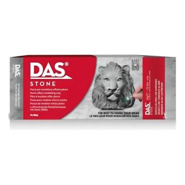 Imagem de Massa Modelar Escultura Cerâmica Fria Das 1Kg Stone - 348200