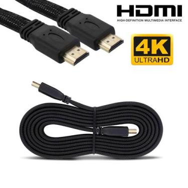 Imagem de Cabo HDMI 3 Metros - 4k Ultra HD 3D - Alta Velocidade - Renux