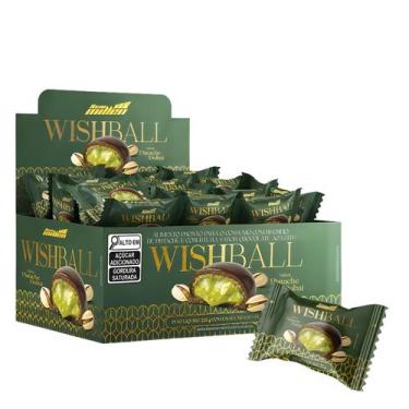 Imagem de Caixa de Bombom Proteico New Millen Pistache Wishball 15 Uni -, Pistac