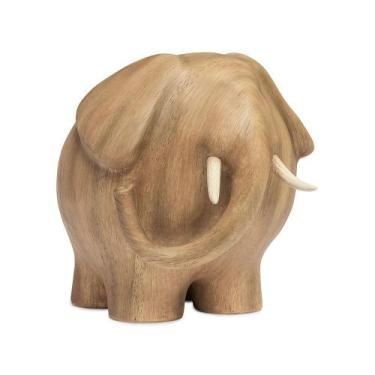 Imagem de Escultura Decorativa Elefante em Poliresina 24cm 21027 Mart