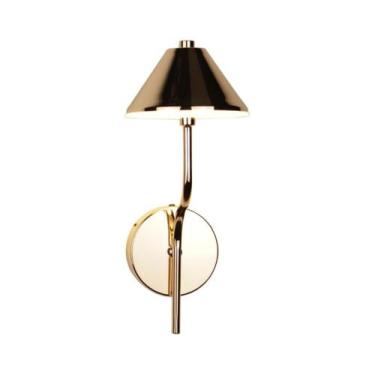 Imagem de Arandela Led Chicago 44cm Metal Dourado Hevvy Sl-0570/w1 Gd