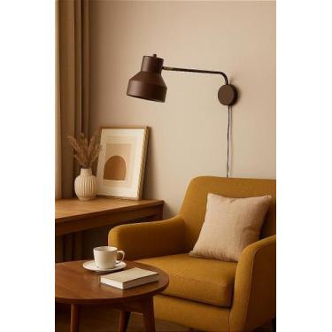 Imagem de Arandela de Parede Agnes com Cúpula Articulada e Design Moderno - lumi