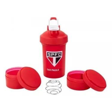 Imagem de Coqueteleira Para Proteína São Paulo Squezze Academia 500ml - Mileno