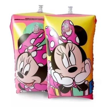 Imagem de Boia De Braço Infantil Minnie Piscina 18x14 Rosa - Etitoys