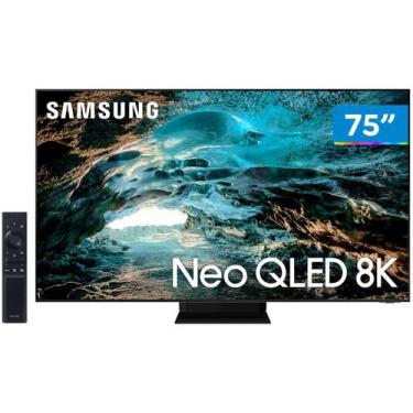 Imagem de Smart TV 75 8K NEO QLED Mini Led Samsung 75QN800A - 120hz Som em Movim