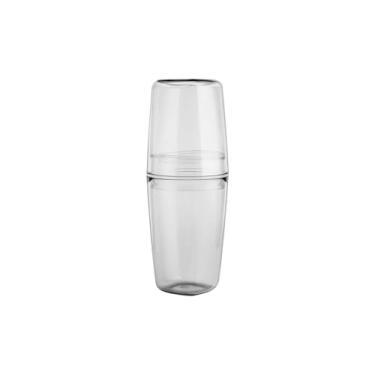 Imagem de Ou Porta Escova de Dente com Tampa Transparente Linha Tule