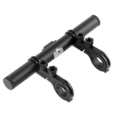 Imagem de Rack de suporte de extensão de guiador,Suporte estendido para guiador de bicicleta Banco de energia de carregamento USB Suporte para barra de suporte de luz frontal de bicicleta mu
