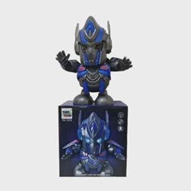 Imagem de Robô Dançarinos Optmus Prime Brinquedo Anda Com Som E Luz