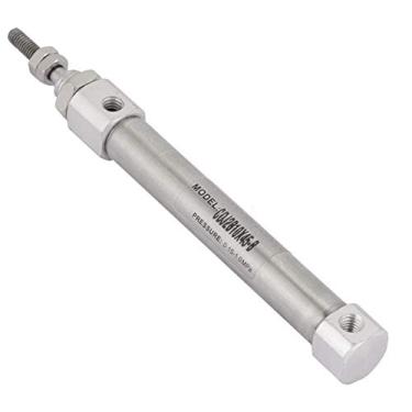 Imagem de Cilindro de Ar Portátil Cilindro Pneumático de Dupla Ação CDJ2B10-45B Mini Cilindro Compacto de Aço Inoxidável 45mm Curso Compressor de Ar Cilindro 0.15Mpa a 1Mpa