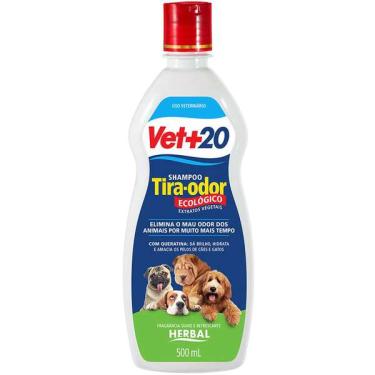 Imagem de Shampoo Vet + 20 Tira Odor - 500 mL