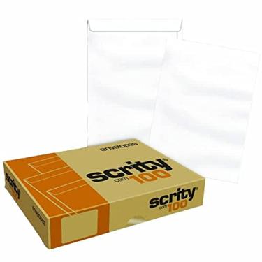 Imagem de Envelope Meio Oficio Branco 23 162Mmx229Mm 90G Cx. com 100 Un. Scrity 08326
