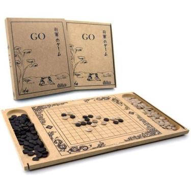 Hibcotuo Conjunto de jogos magnéticos Go 19x19 Conjunto de jogos