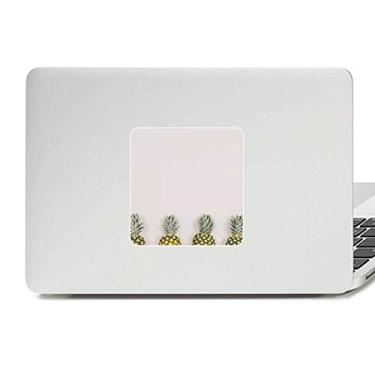 Imagem de Adesivo de parede branco com abacaxi fresco, decoração de policarbonato