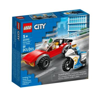 Imagem de Blocos de Montar - Lego City - Perseguicao de Carro com Moto da Policia LEGO DO BRASIL