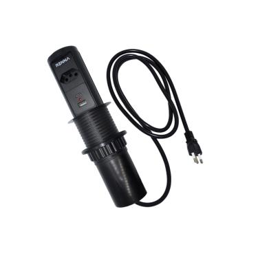 Imagem de Torre De Tomada Com 01 Tomada e 02 Usb + Tipo C Subida Automática 20a
