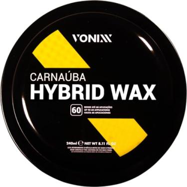 Imagem de Cera Hybrid Wax 240ml Carnaúba Automotiva Protetora Vonixx