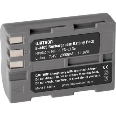 Imagem de Bateria recarregável Watson EN-EL3e para Nikon (B-3405)