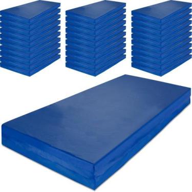 Imagem de Colchão Hospitalar Impermeável kit com 30 de Espuma D33 78x188x12cm BF