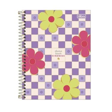 Imagem de Caderno Espiral CD Colegial 1 Matéria Check Pop 80F Tilibra