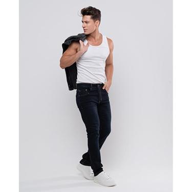 Imagem de CALÇA JEANS SLIM FIT PRETA MASCULINA BÁSICA-Masculino