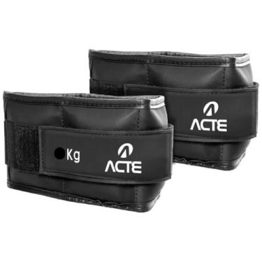 Imagem de Caneleira Tornozeleira De Peso Acte 4Kg Com Regulagem - Par, UNICO, Pr