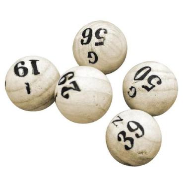 Imagem de Jogo Kit Bola Pedras Sorteio Bingo 1 ao 100 Treis Reis MDF Ref Globo T