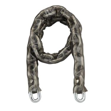 Imagem de THIRARD Cadeado de corrente resistente – aço endurecido de 1,2 m, elos resistentes a cortes de 10 mm, revestimento de PVC à prova de intempéries – Proteção anti-roubo definitiva para bicicletas,