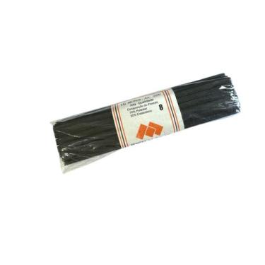 Imagem de Kit 2un Elástico Chato N8, 5mm, preto poliéster 10 metros - Mor