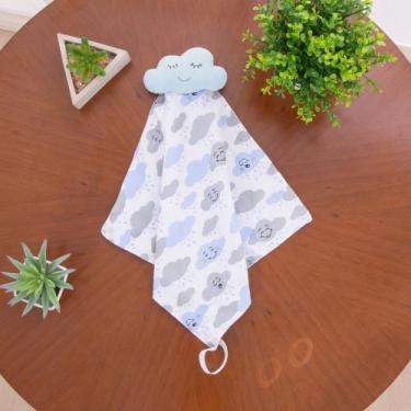 Imagem de Paninho Naninha Bichinho Porta Chupeta Bebe Pelúcia - LuckBabyEnxovais