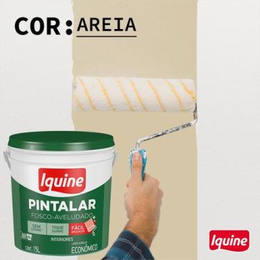 Imagem de Tinta Acrílica Econômica Pintalar Branco Fosco 15 Litros - Iquine, Are